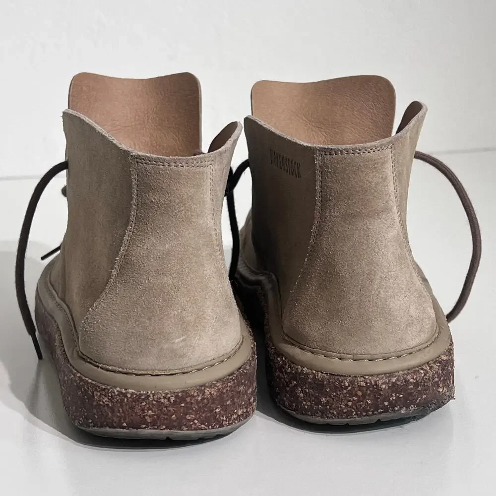 Birkenstock Milton Taupe Suede Chukka Desert Boots Men's 11